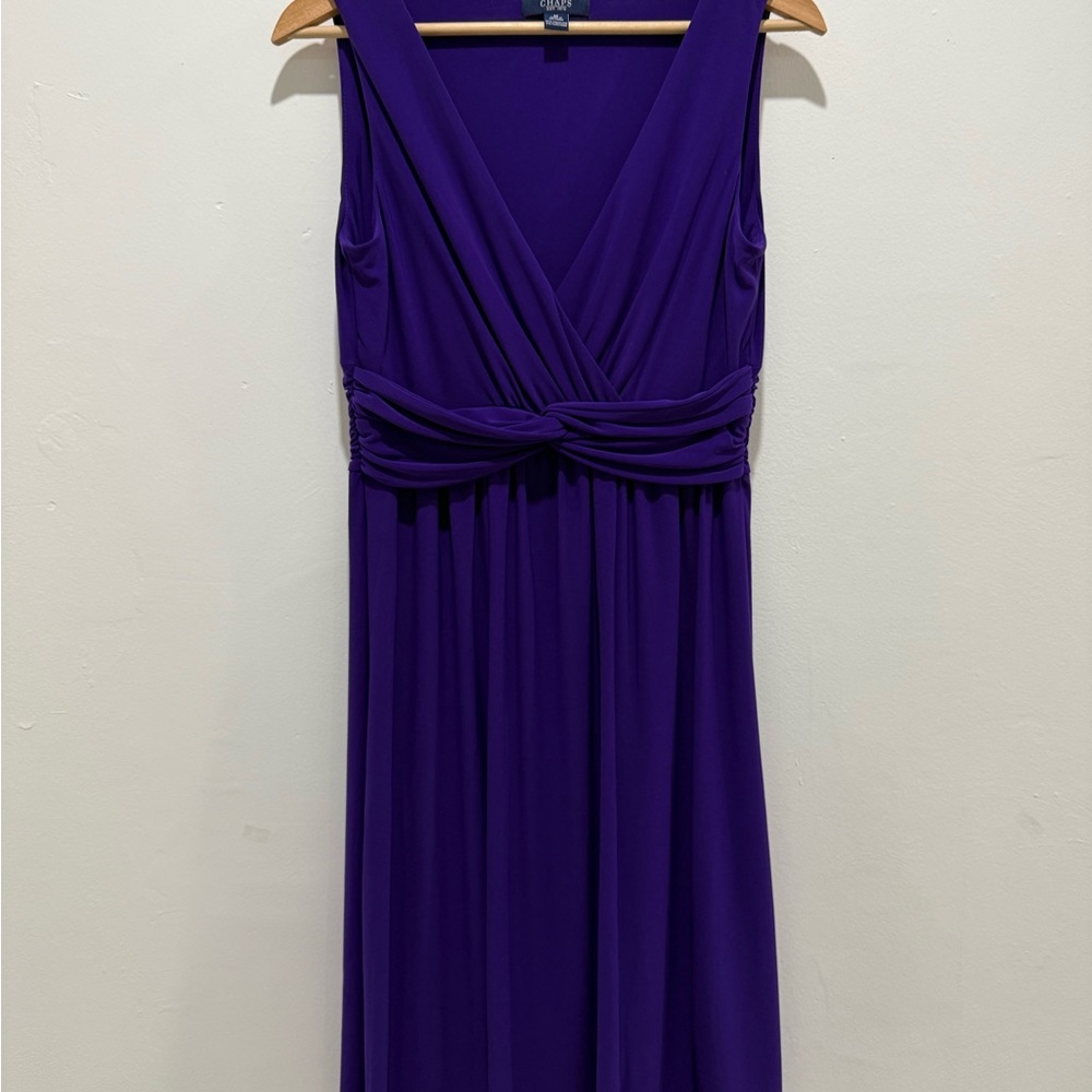 Chaps Deep Purple Maxi Dress